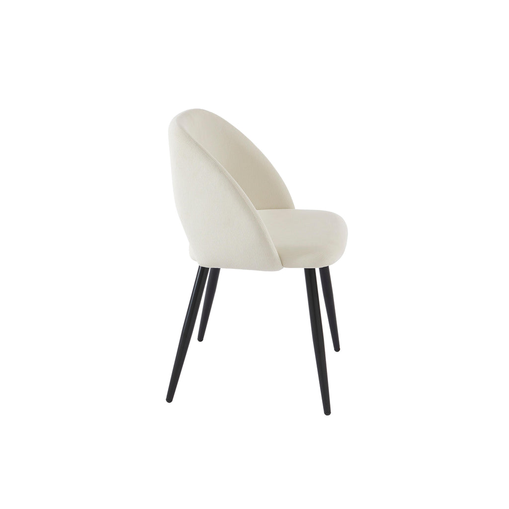 Vintage - Juego de 2 sillas - Pana beige crema
