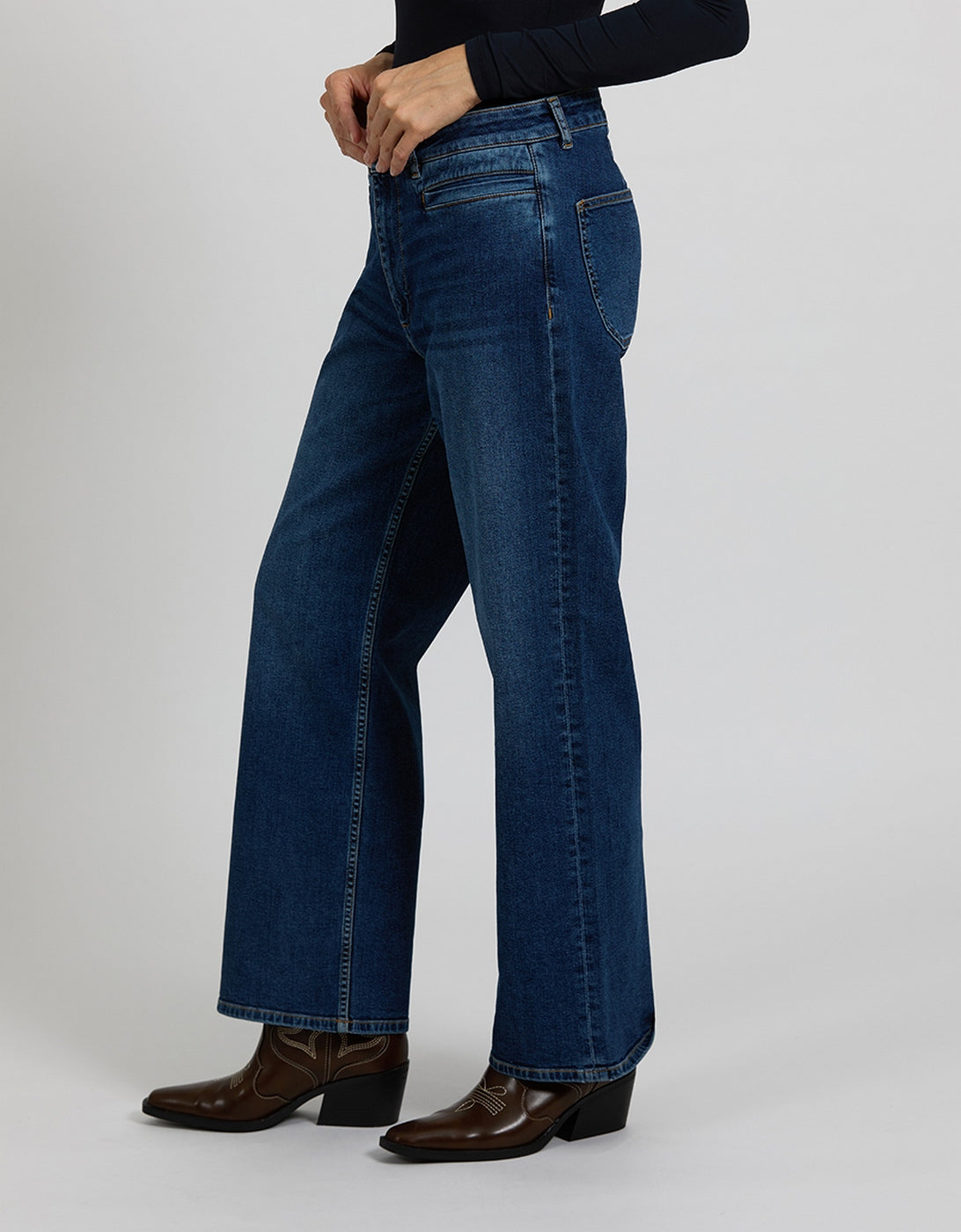 Jean Straight Violett - Dnm V-275 - Mujer