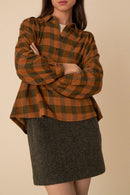 Virgile Blouse - Ginger Check