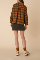 Virgile Blouse - Ginger Check
