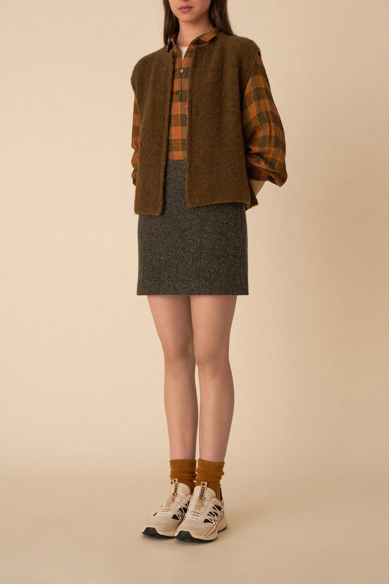Virgile Blouse - Ginger Check