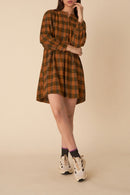 Virola Dress - Ginger Check