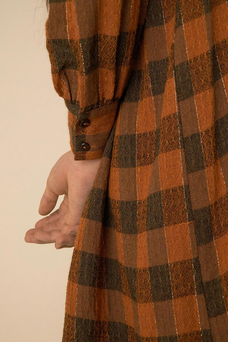 Virola Dress - Ginger Check