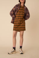 Virola Dress - Ginger Check