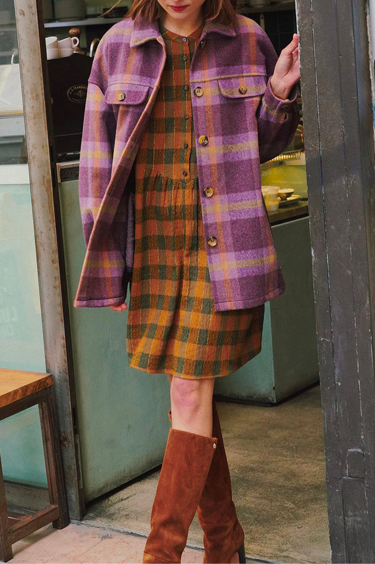 Robe Virola - Carreaux Gingembre