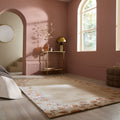 Leopard Frame Wool Rug