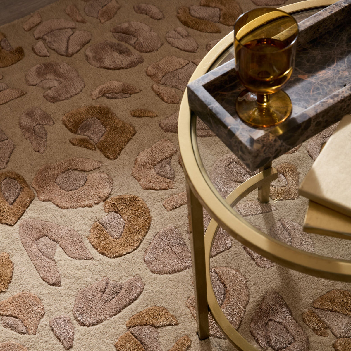 Leopard Wool Runner Rug