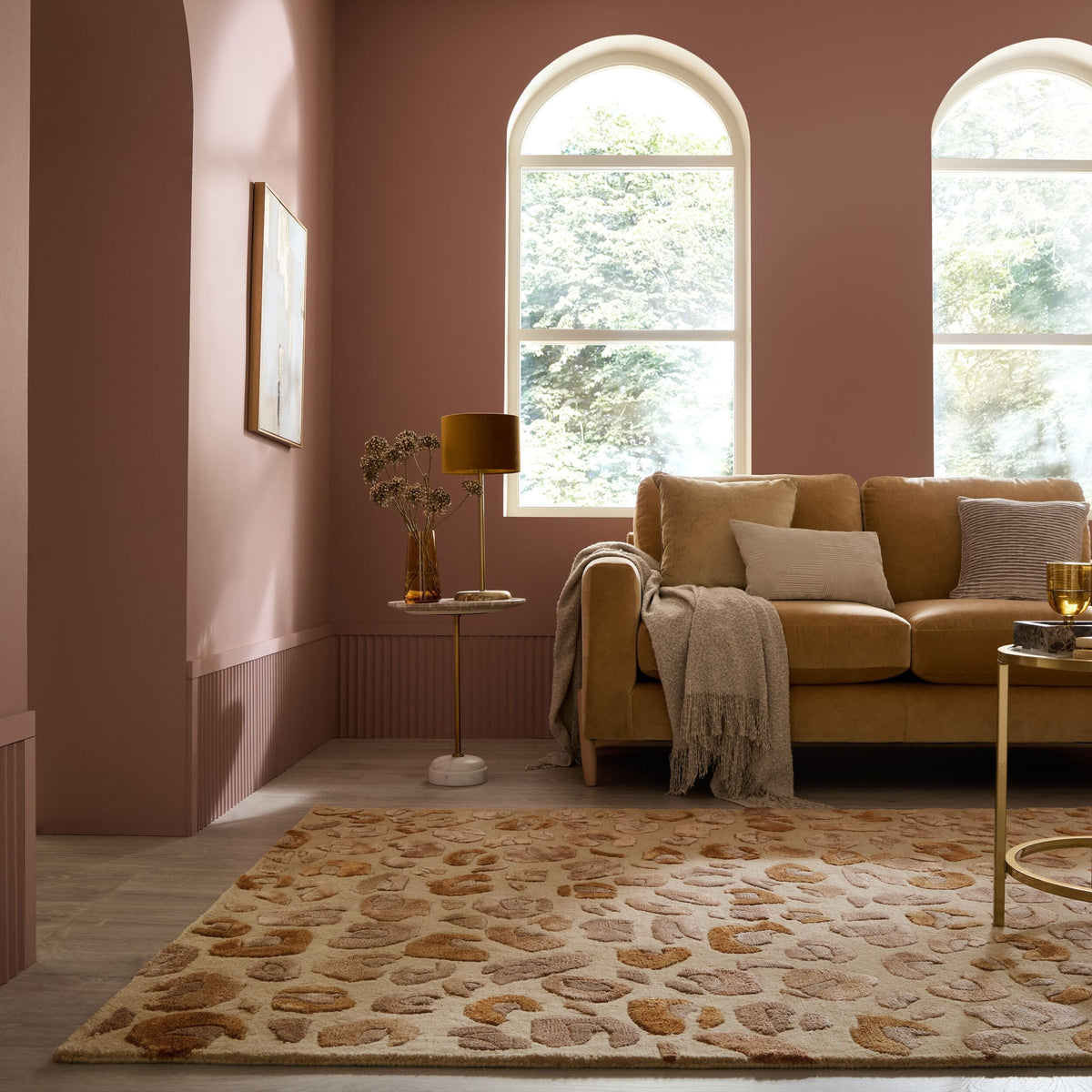 Leopard Wool Rug