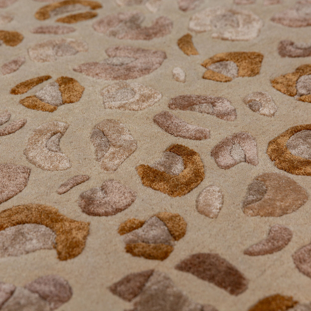 Leopard Wool Runner Rug