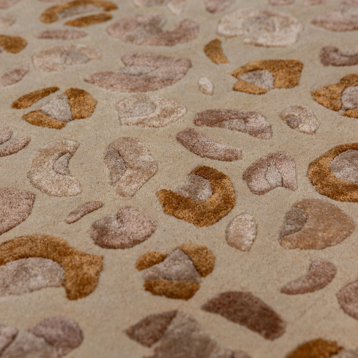 Leopard Wool Runner Rug