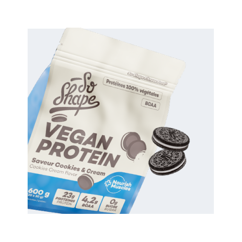 Protein Vegan Saveur Cookie Cream