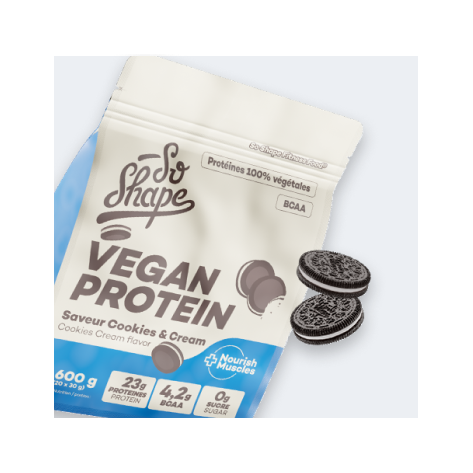 Protein Vegan Saveur Cookie Cream