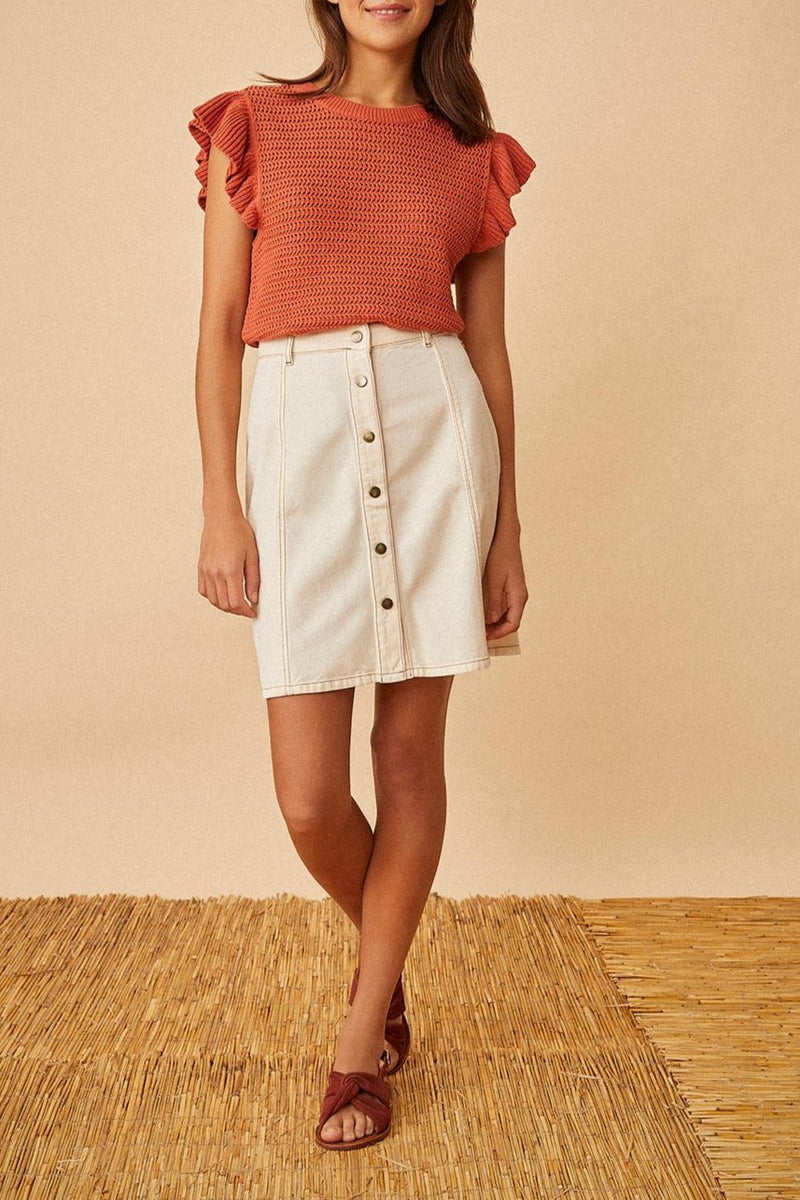 Vitoreta Skirt - Cream