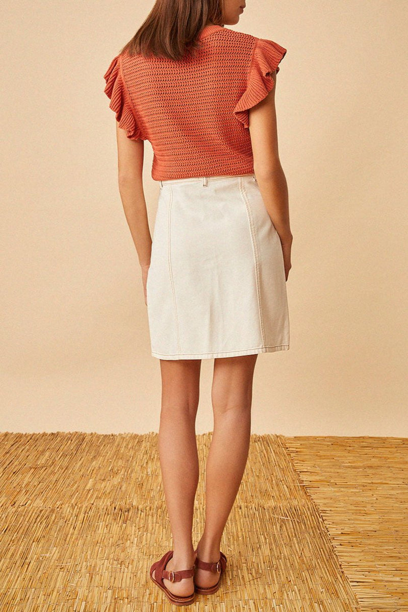 Vitoreta Skirt - Cream