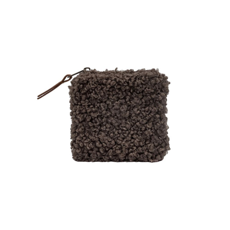 Porte-Monnaie En Fausse Fourrure