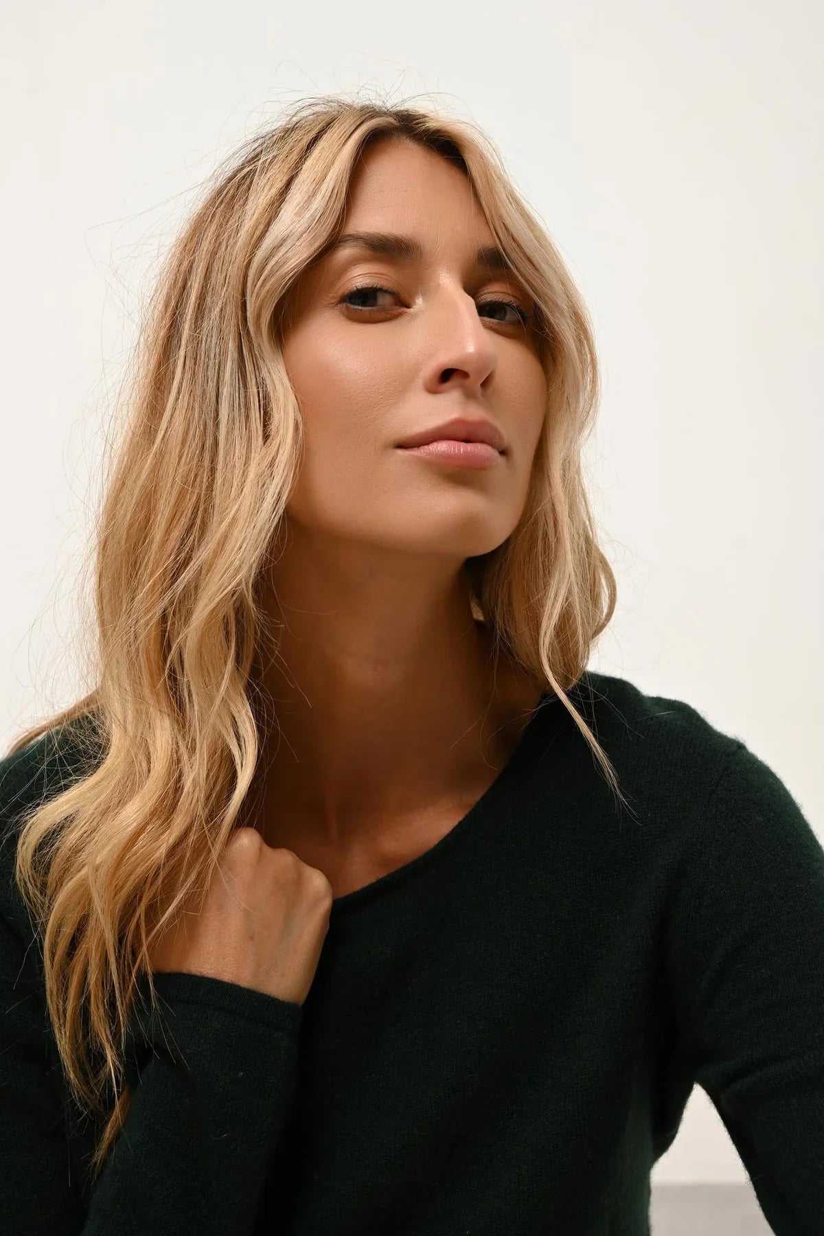 Jersey de cuello redondo - Vivian - Ciprés