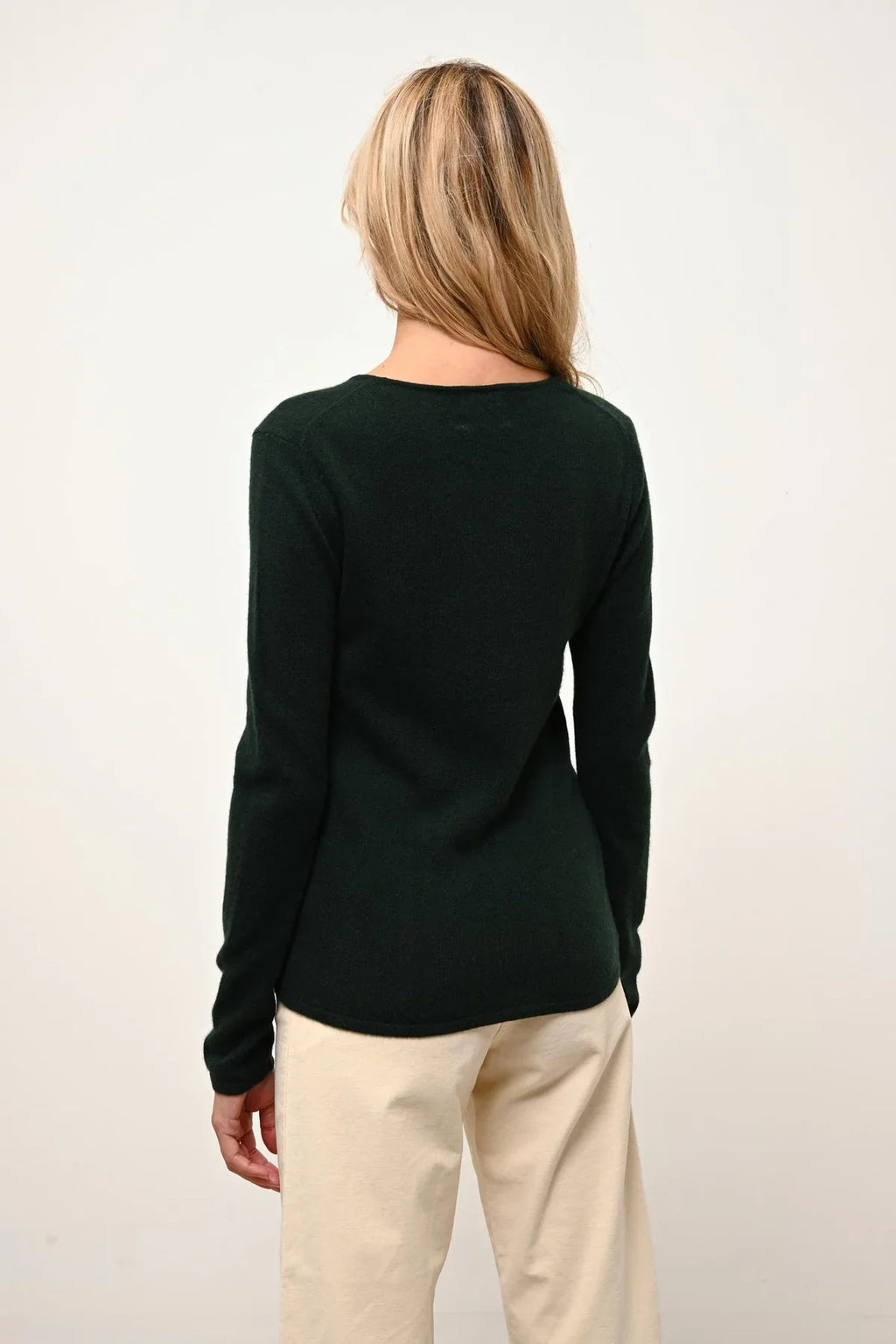 Jersey de cuello redondo - Vivian - Ciprés