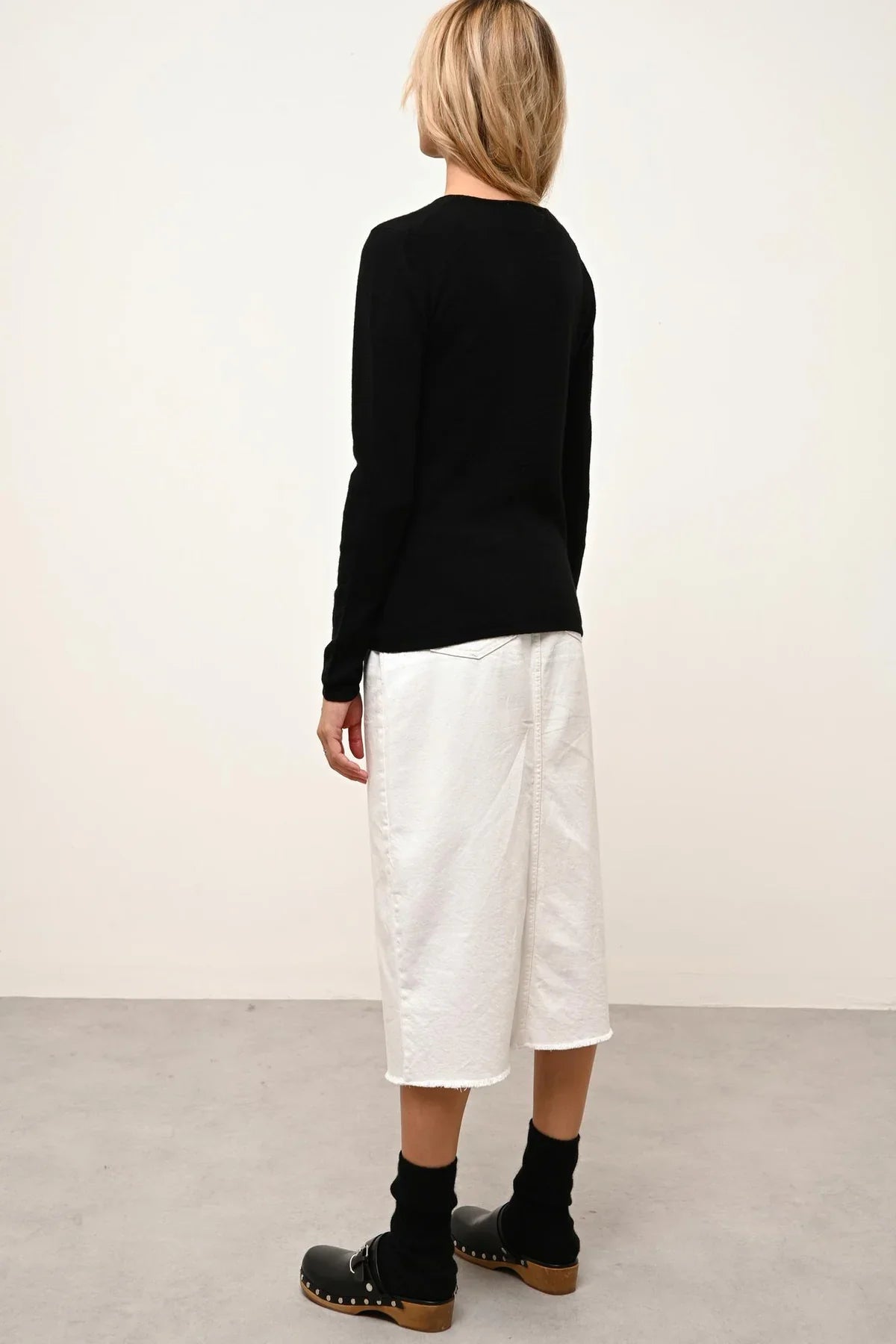 Pull Col Rond - Vivian - Noir