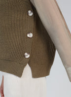 Pull Vivienne Militaire