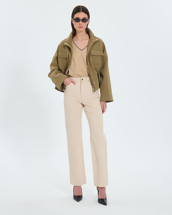 Jean crop beige_1