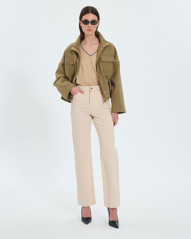Jean crop beige_1