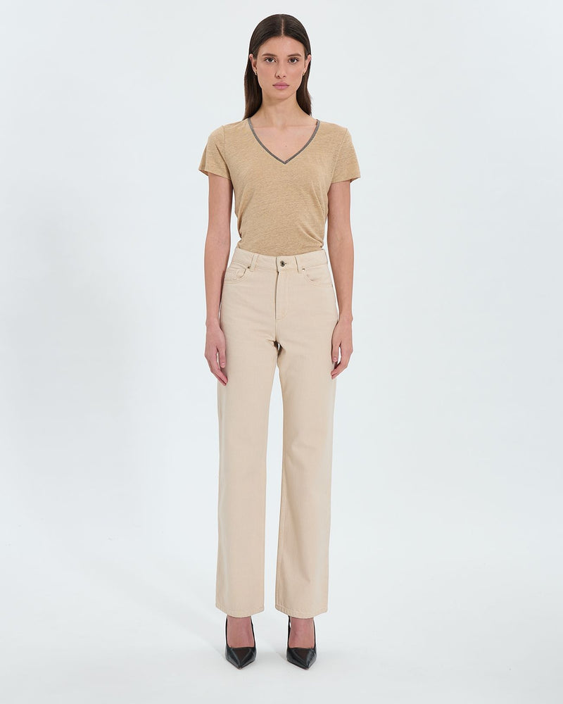 Jean crop beige_4