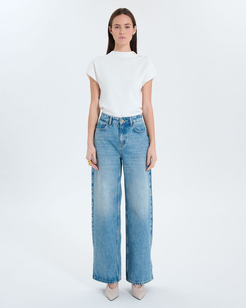 Jean Wide leg baby blue_4