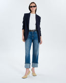 Jean droit dirty light blue_1