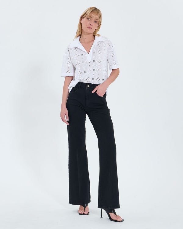 Palazzo jeans black stone_1