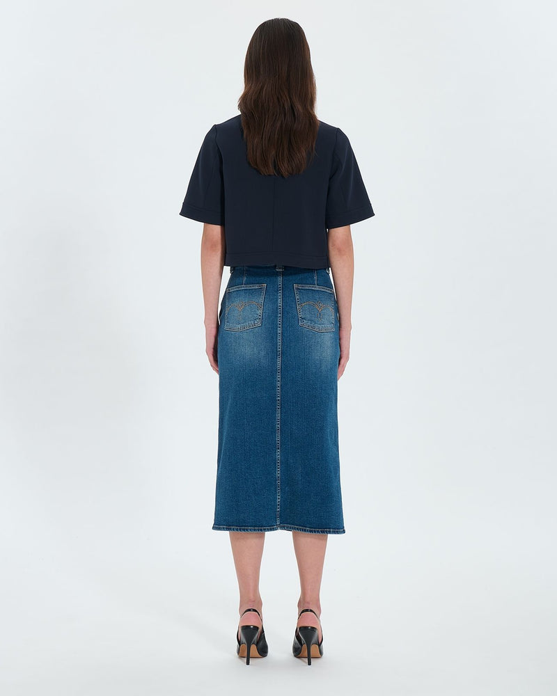 Jupe longue en jean dirty light blue_3