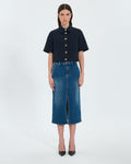Jupe longue en jean dirty light blue_4