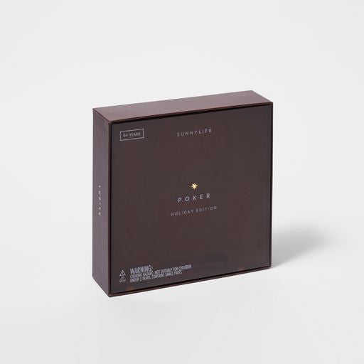 Luxury Poker Case - Brown