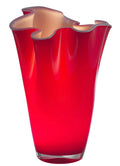 Wave - Vase Lumineux - H30 Cm - Rouge