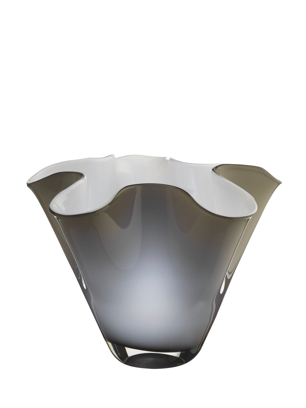 Wave - Vase Lumineux - Ø28 Cm H24 Cm - Taupe
