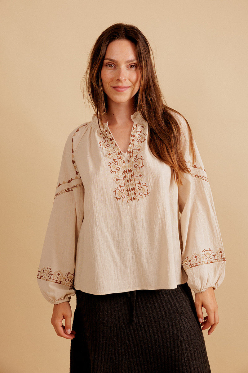 Blusa Cassiopeia - Crudo