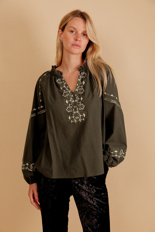 Blusa Cassiopeia - Caqui