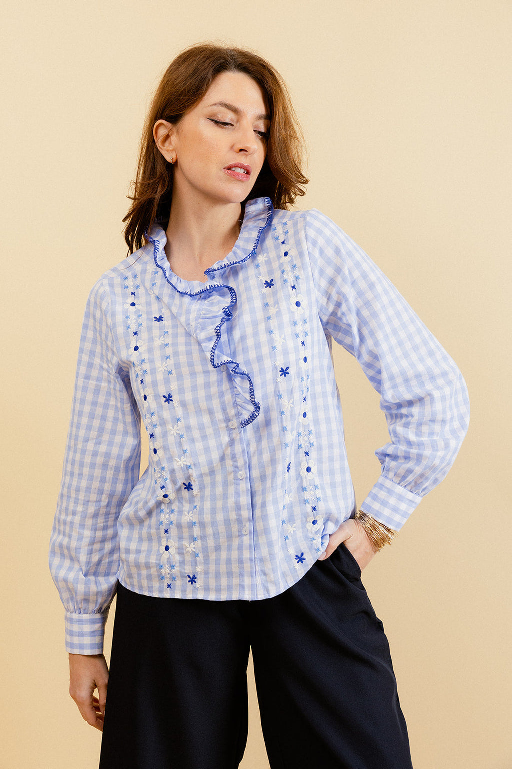 Chemise Isobel - Bleu