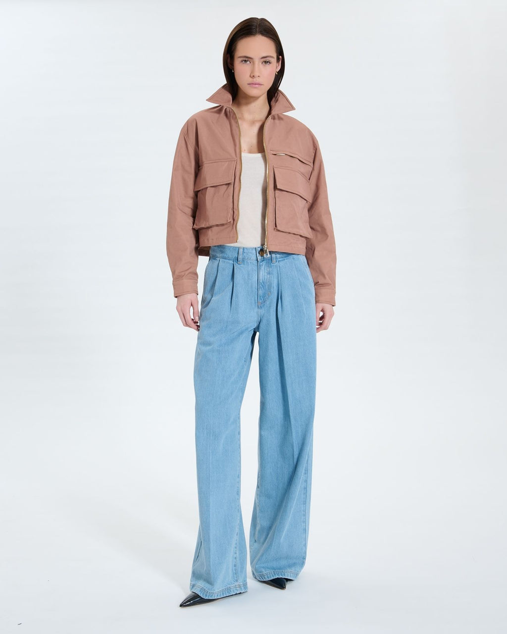 Manteau court camel_3