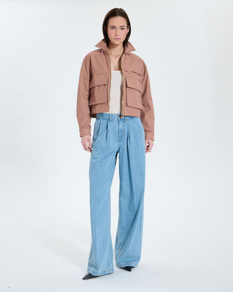 Manteau court camel_3