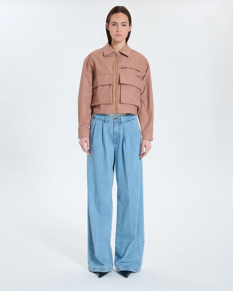 Manteau court camel_5