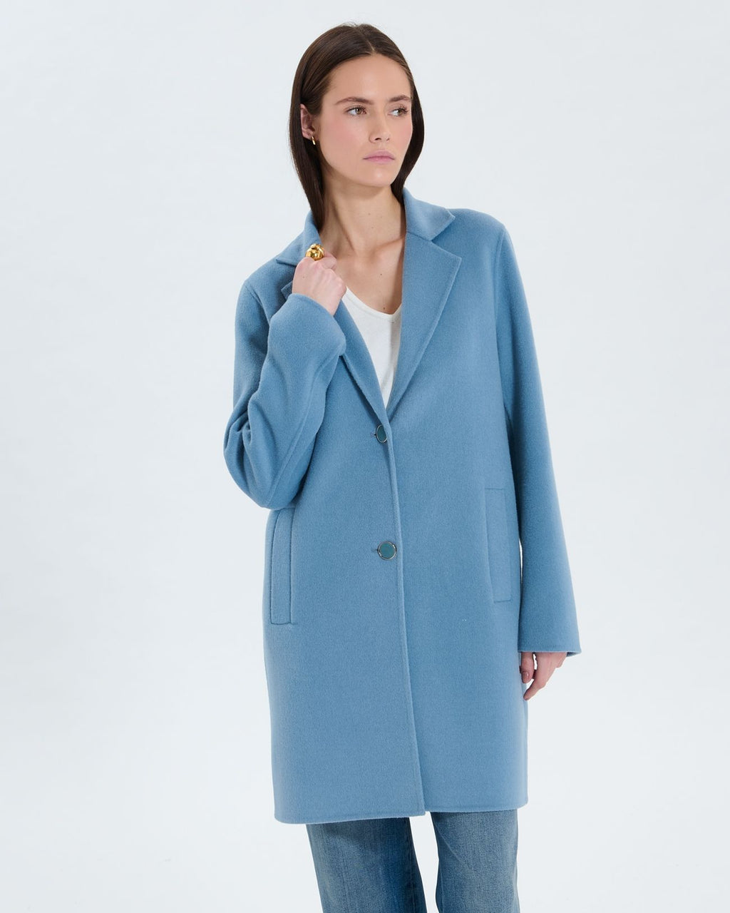 Blue mid-length coat_2