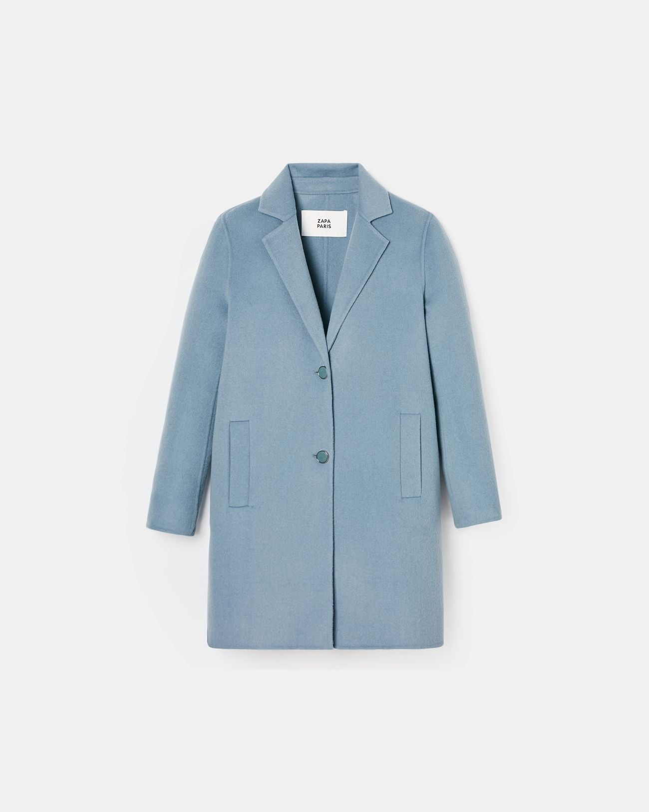 Blue mid-length coat_5