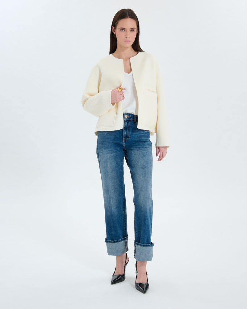 Manteau court double face écru_2