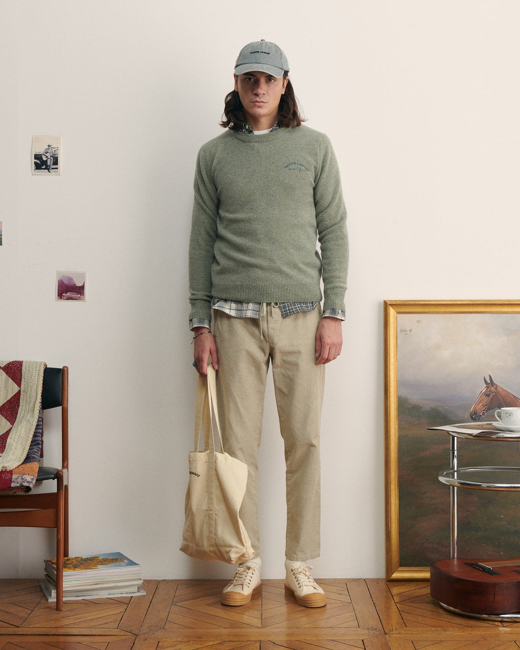 Pull "Mini Manufacture" Grand Cerf Wool