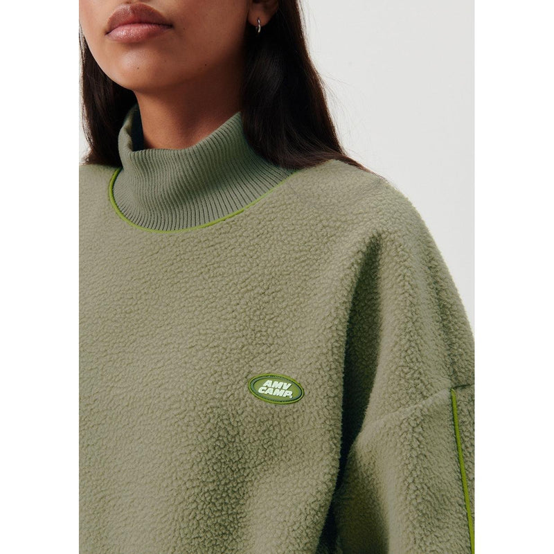 High Neck Sweatshirt - Reptile - Women