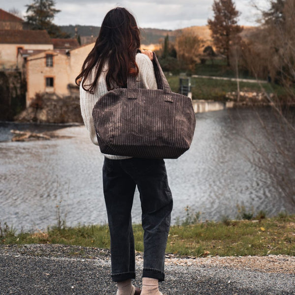 Sac Weekend Velours 46X30X20Cm