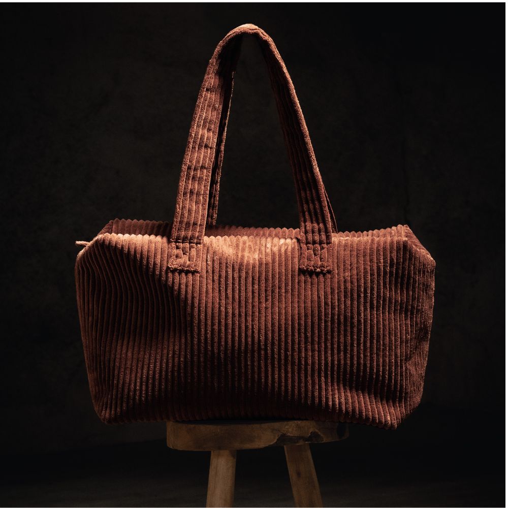 Corduroy Weekend Bag 46x30x20cm