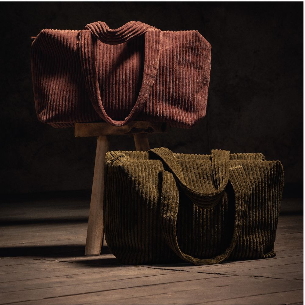 Corduroy Weekend Bag 46x30x20cm