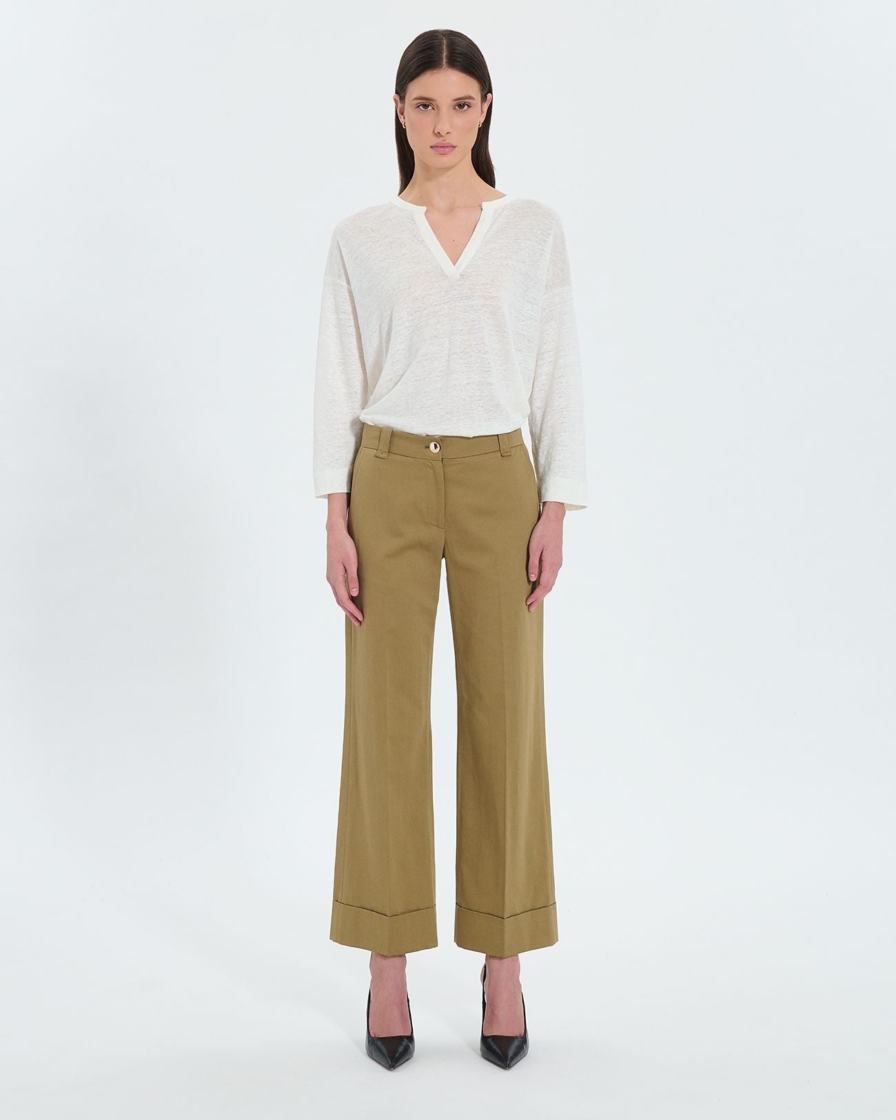 Pantalón fluido caqui_4