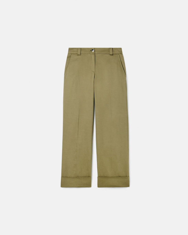 Pantalon fluide kaki_5